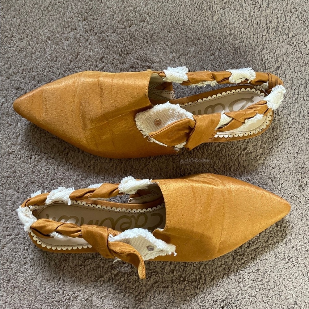 Sam Edelman pointed toe slingback flats